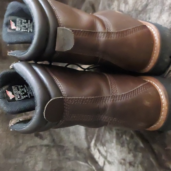 Red Wing Men's Work Boots Steel Toe Sz 10D - Picture 6 of 8